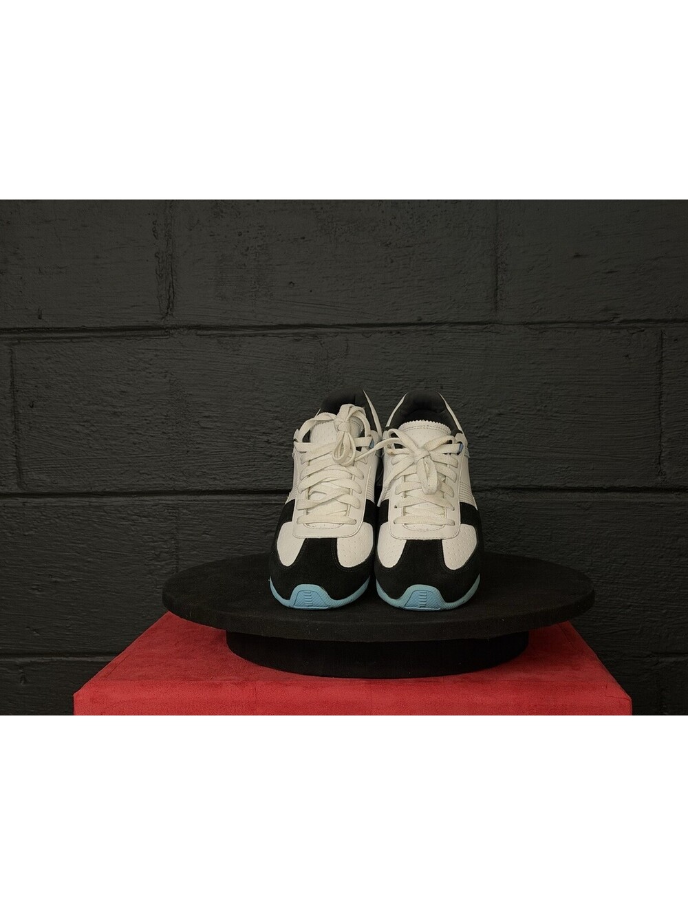 FILA Rock Chang Sneakers White Black Blue Mens 6.5 DS Rare LEY2K Vintage NWHOB - Picture 2 of 8